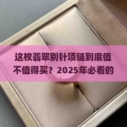 翡翠镶嵌别针项链