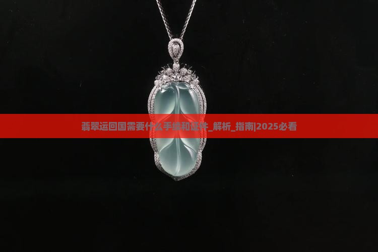 缅甸翡翠运回国需要什么手续和证件