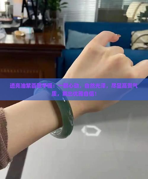 透亮油紫翡翠手镯