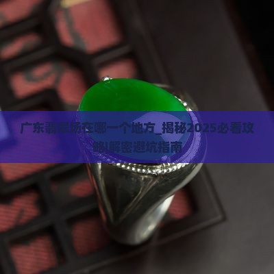 广东翡翠批发市场在哪一个地方
