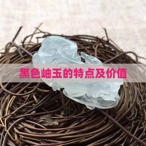 黑色岫玉的特点及价值