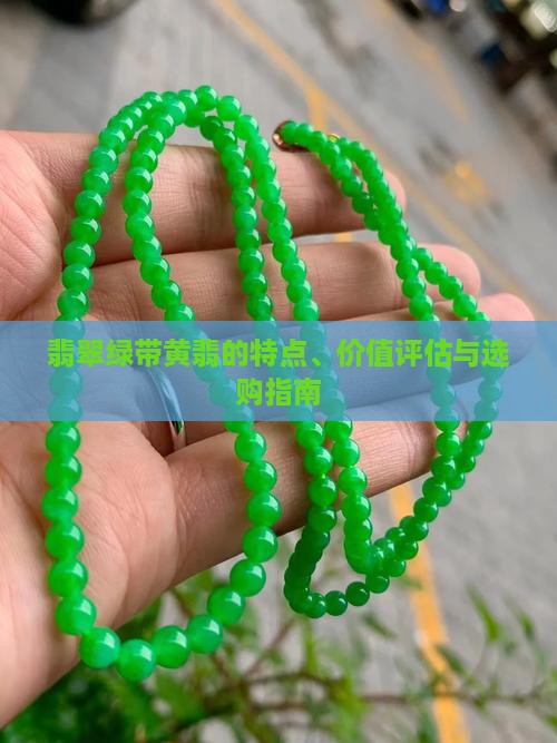 翡翠绿带黄翡的特点、价值评估与选购指南