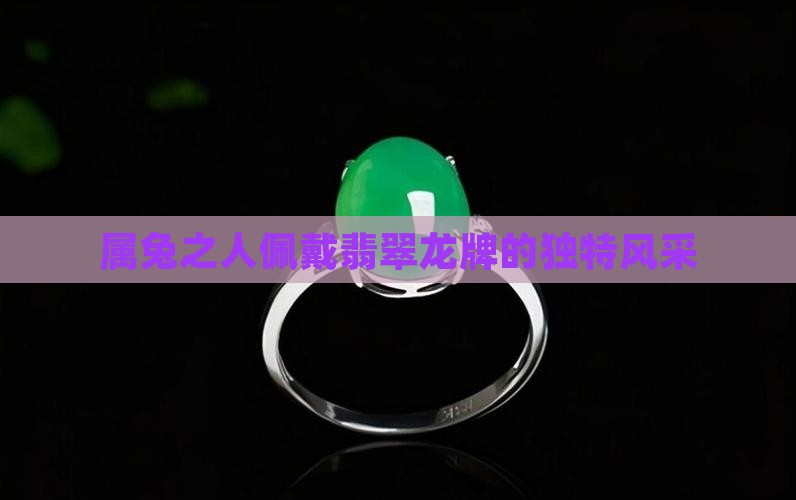 属兔之人佩戴翡翠龙牌的独特风采