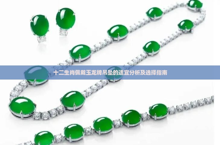 十二生肖佩戴玉龙牌吊坠的适宜分析及选择指南