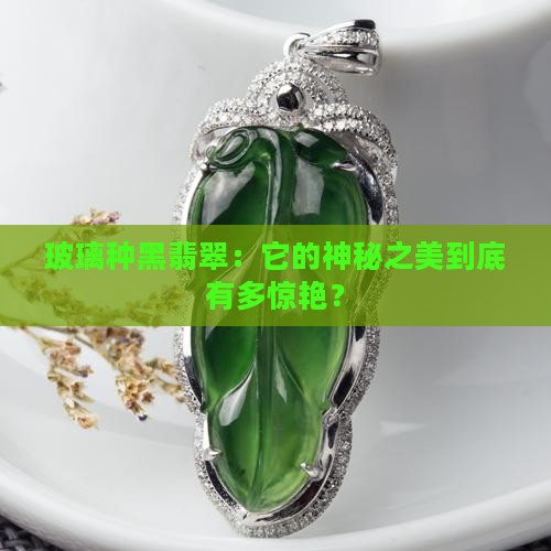玻璃种黑翡翠