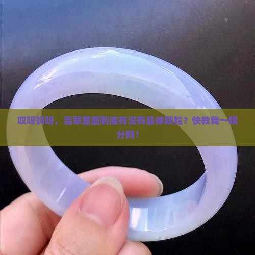 翡翠内部有无晶体颗粒怎么看