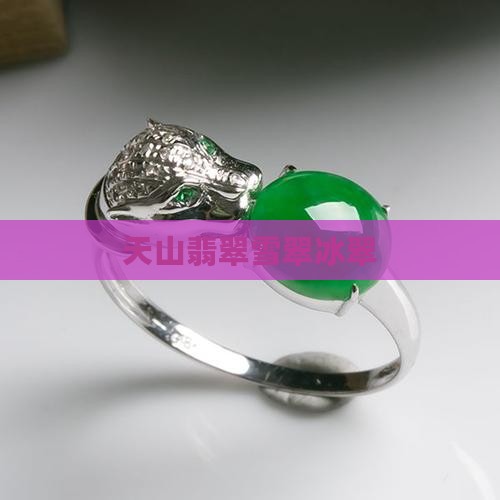 天山翠的冰透料雪翠