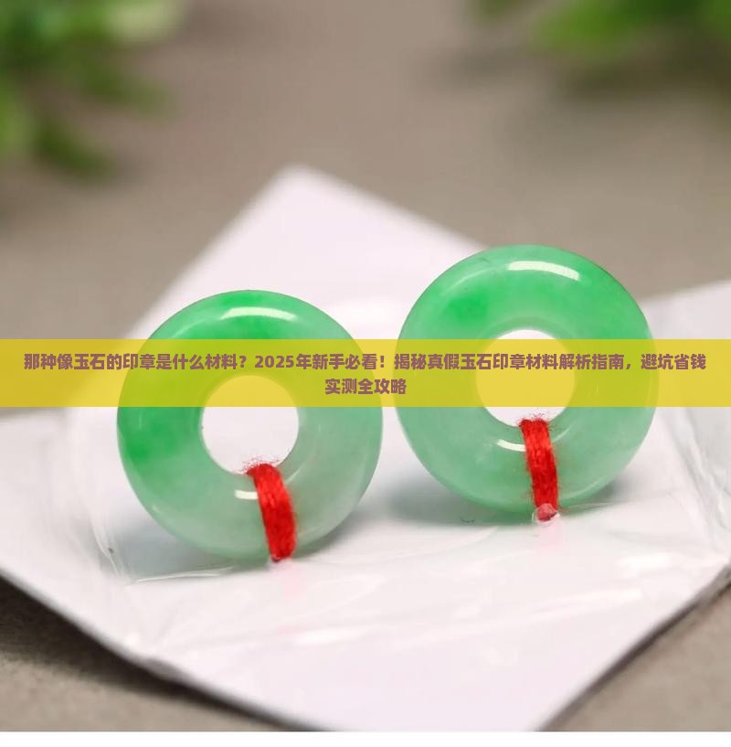 那种像玉石的印章是什么材料