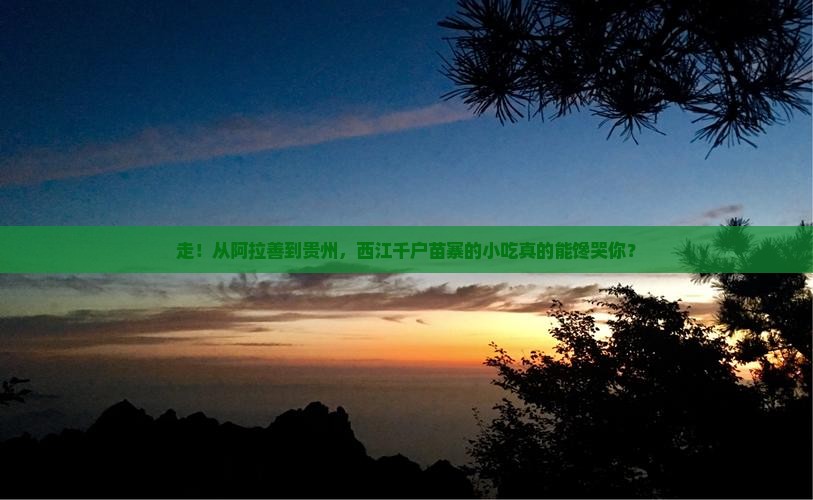 阿拉善盟到贵州西江千户苗寨旅游小吃 阿拉善盟到贵州西江千户苗寨旅游小吃