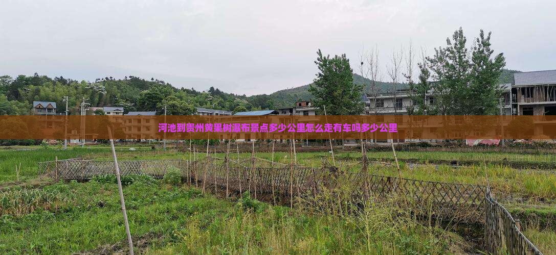 河池到贵州黄果树瀑布景点