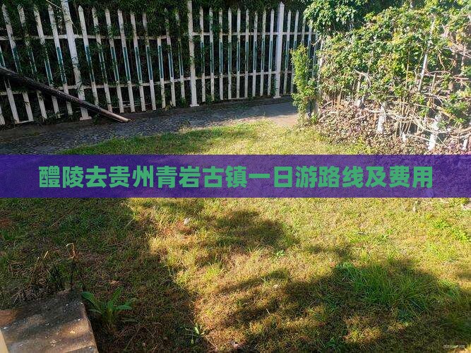 醴陵去贵州青岩古镇一日