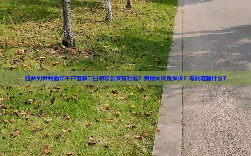 拉萨到贵州西江千户苗寨二日游