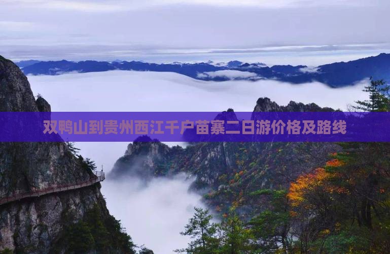 双鸭山到贵州西江千户苗寨二日游价格及路线