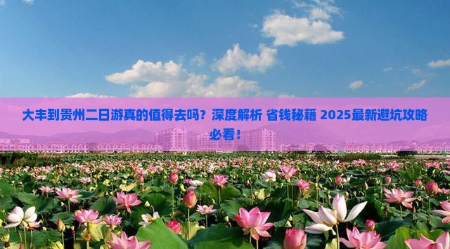大丰到贵州二日游