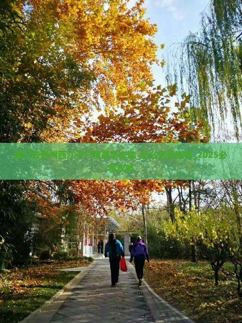 厦门去贵州西江千户苗寨必去地