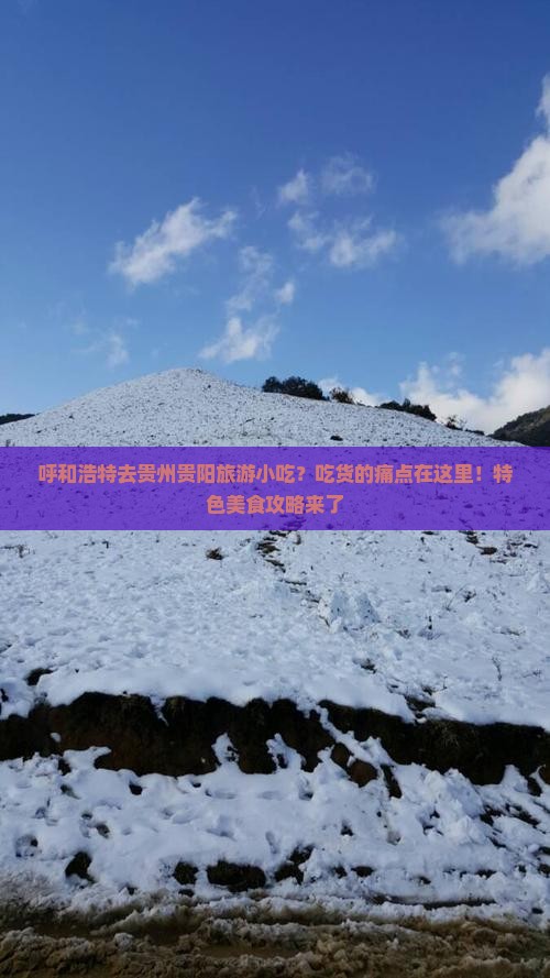 呼和浩特去贵州贵阳旅游小吃？吃货的痛点在这里！特色美食攻略来了