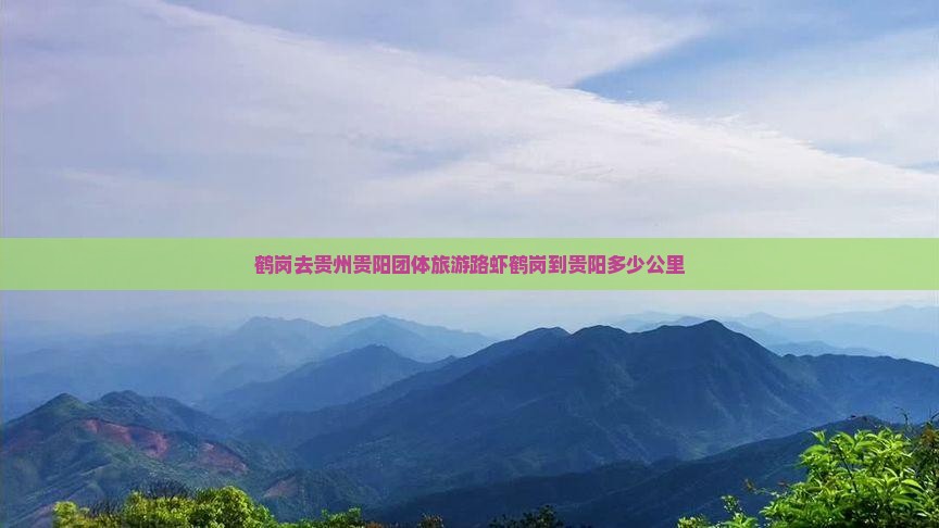 鹤岗去贵州贵阳团体旅游路虾鹤岗到贵阳多少公里