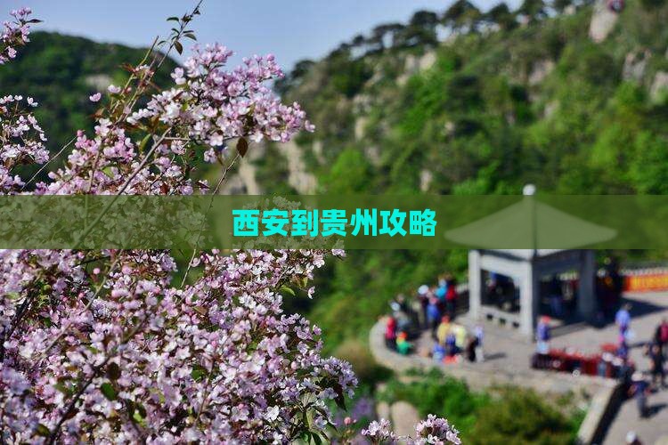 西安到贵州攻略