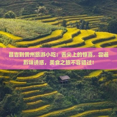 昌吉到贵州旅游小吃
