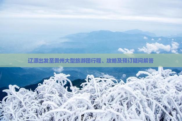 辽源出发至贵州大型旅游团行程、攻略及预订疑问解答