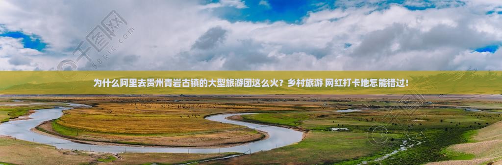 为什么阿里去贵州青岩古镇的大型旅游团这么火？乡村旅游+网红打卡地怎能错过！