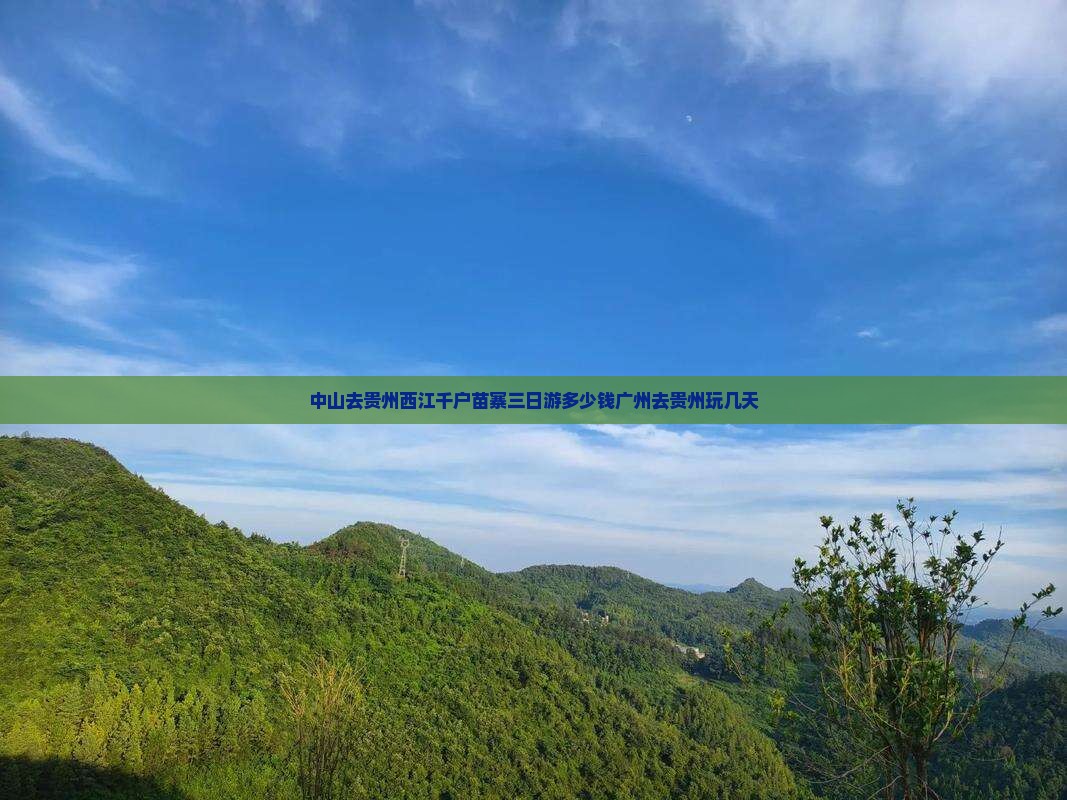 中山去贵州西江千户苗寨三日游多少钱广州去贵州玩几天