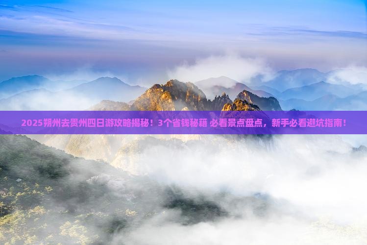 朔州去贵州四日游