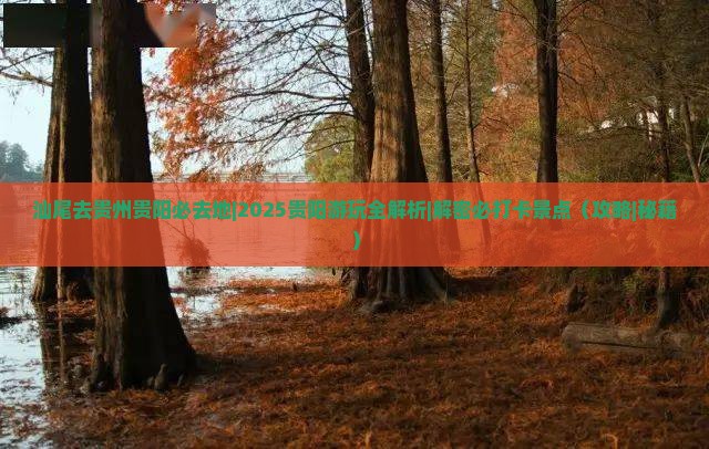 汕尾去贵州贵阳必去地