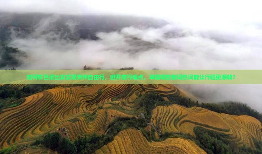 如何在吕梁出发实现贵州自由行，避开旅行痛点，掌握哪些新词热词能让行程更顺畅？