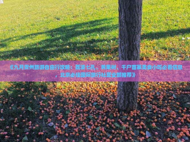 《九月贵州旅游自由行攻略：荔波七孔、黄果树、千户苗寨美食小吃必看信息，北京必佳国际旅行社营业部推荐》