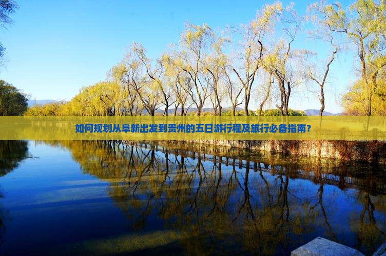 如何规划从阜新出发到贵州的五日游行程及旅行必备指南？