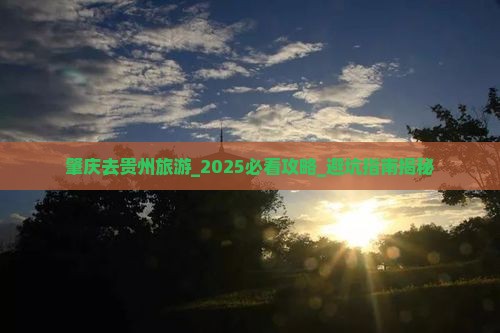 肇庆去贵州旅游