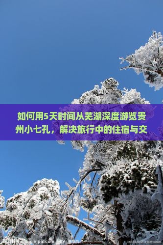 如何用5天时间从芜湖深度游览贵州小七孔，解决旅行中的住宿与交通痛点？