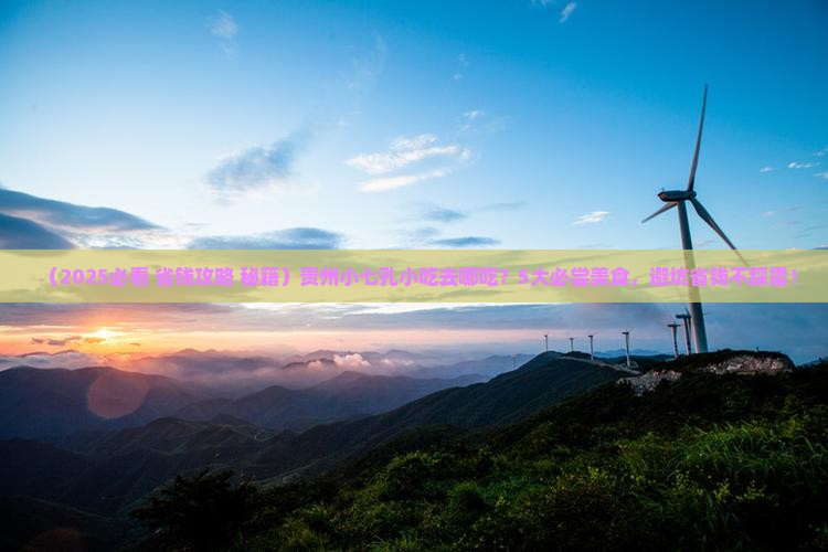 白银去贵州小七孔旅游小吃