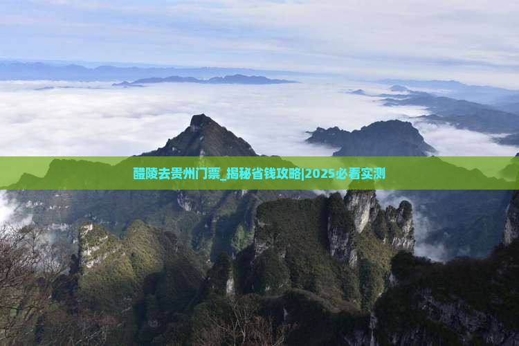醴陵去贵州门票