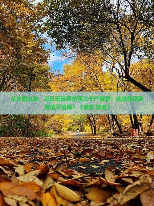 沈阳去贵州西江千户苗寨三日游