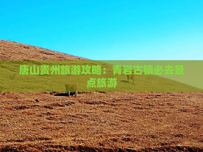 唐山去贵州青岩古镇必去地