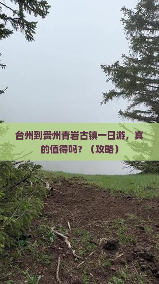 台州到贵州青岩古镇一日