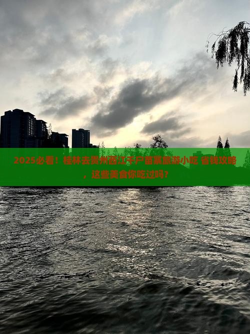 桂林去贵州西江千户苗寨旅游小吃