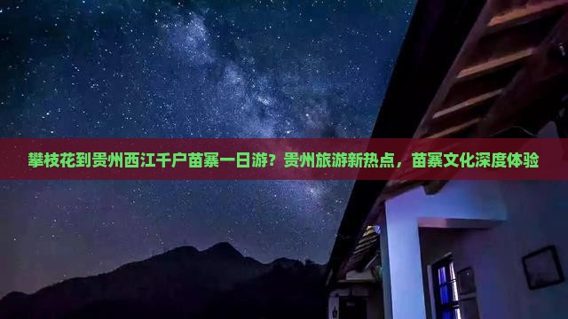 攀枝花到贵州西江千户苗寨一日游？贵州旅游新热点，苗寨文化深度体验