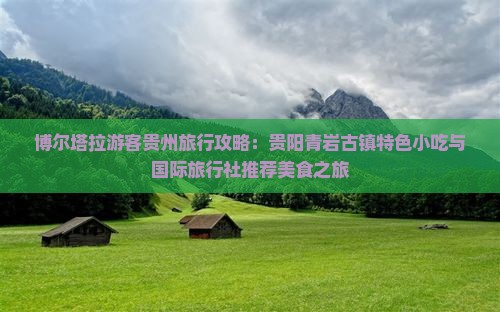 博尔塔拉游客贵州旅行攻略：贵阳青岩古镇特色小吃与国际旅行社推荐美食之旅