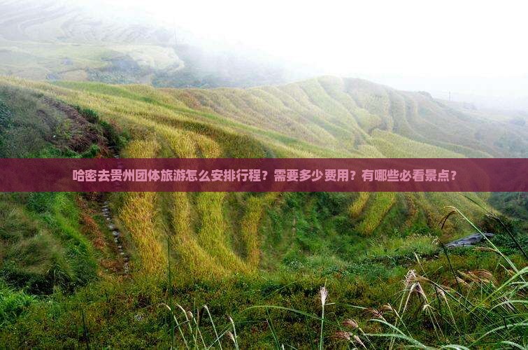 哈密去贵州团体旅游怎么安排行程？需要多少费用？有哪些必看景点？