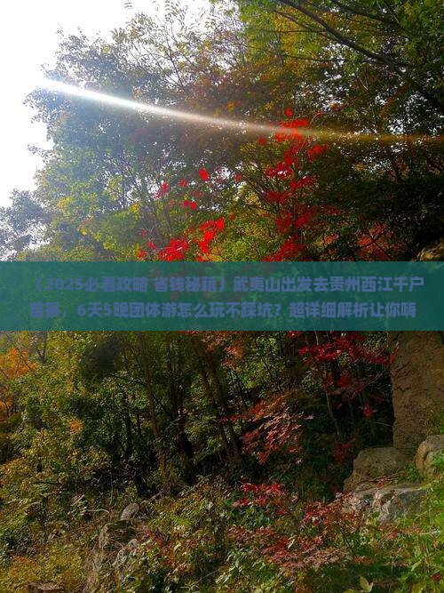 武夷山去贵州西江千户苗寨团体旅游