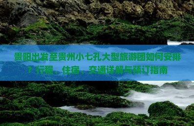 贵阳出发至贵州小七孔大型旅游团如何安排？行程、住宿、交通详解与预订指南