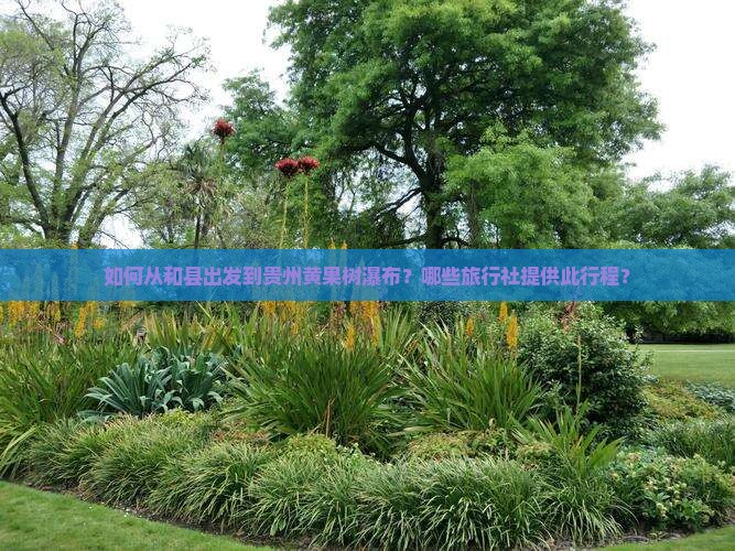 如何从和县出发到贵州黄果树瀑布？哪些旅行社提供此行程？