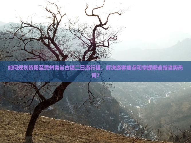 如何规划资阳至贵州青岩古镇二日游行程，解决游客痛点和掌握哪些新趋势热词？