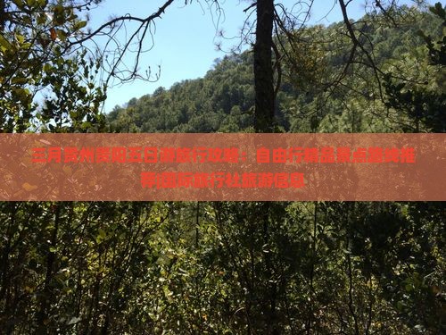 三月贵州贵阳五日游旅行攻略：自由行精品景点路线推荐|国际旅行社旅游信息
