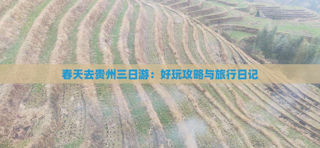 春天去贵州三日游：好玩攻略与旅行日记