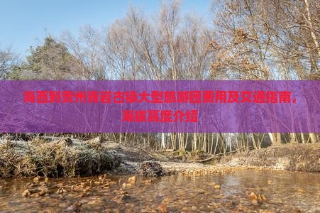 海西到贵州青岩古镇大型旅游团费用及交通指南，海拔高度介绍
