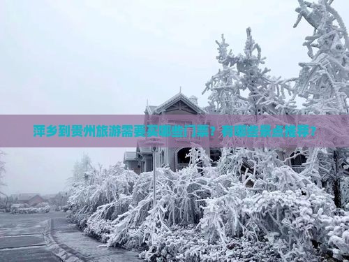 萍乡到贵州门票